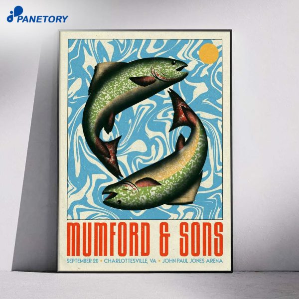 Mumford And Sons John Paul Jones Arena Charlottesville VA Sep 20 2026 Poster