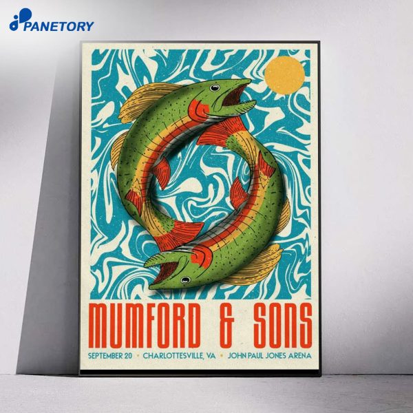 Mumford & Sons Charlottesville 2026 Poster
