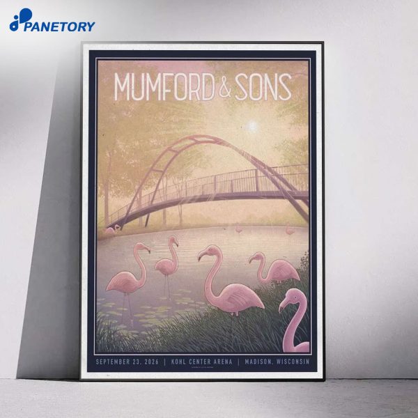 Mumford & Sons Madison WI Sep 23 2026 Poster