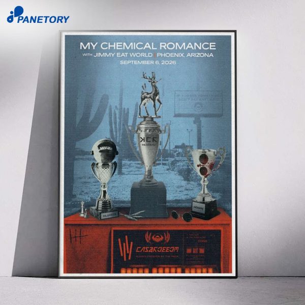 My Chemical Romance Chase Field Phoenix Az Sep 6 2026 Poster