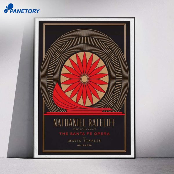 Nathaniel Rateliff Santa Fe Opera Santa Fe Sep 19 2026 Poster