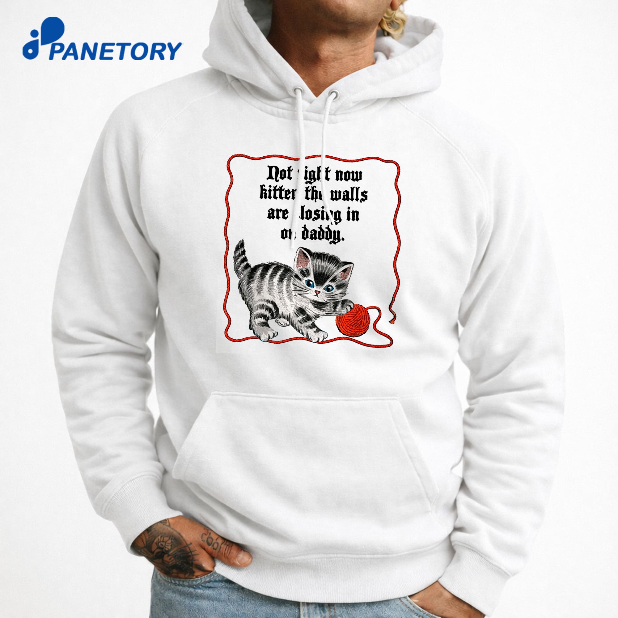 Not Right Now Kitten The Walls Are Closing In On Daddy T-Shirt 9 Not Right Now Kitten The Walls Are Closing In On Daddy T-Shirt 3