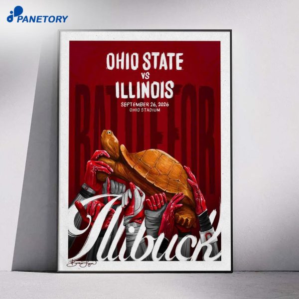 Ohio Stadium Ohio State Vs Illinois Sep 26 2026 Poster