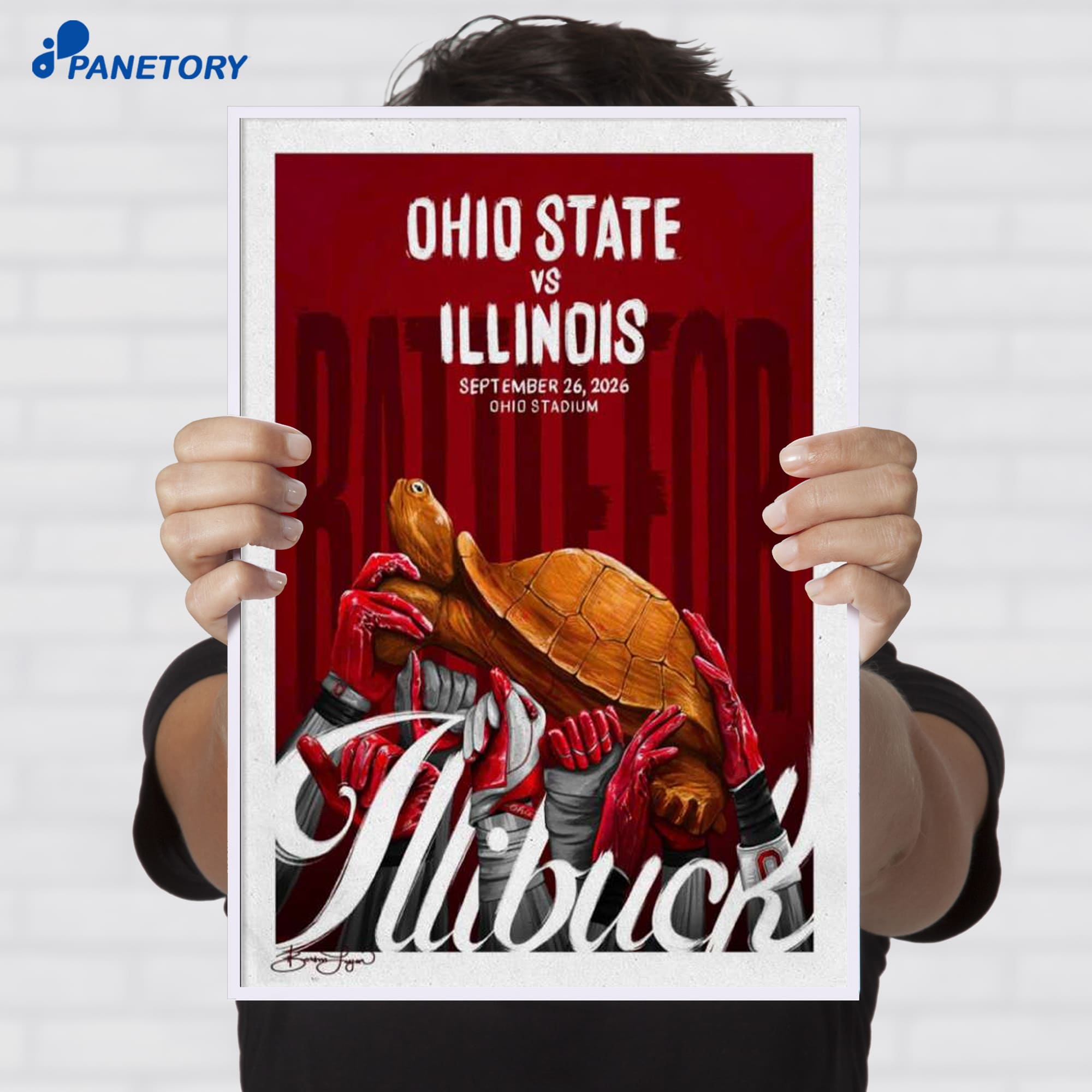 Ohio Stadium Ohio State Vs Illinois Sep 26 2026 Poster Ohio Stadium Ohio State Vs Illinois Sep 26 2026 Poster