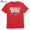 Ole Miss Football Geaux Rebs T-shirt 1
