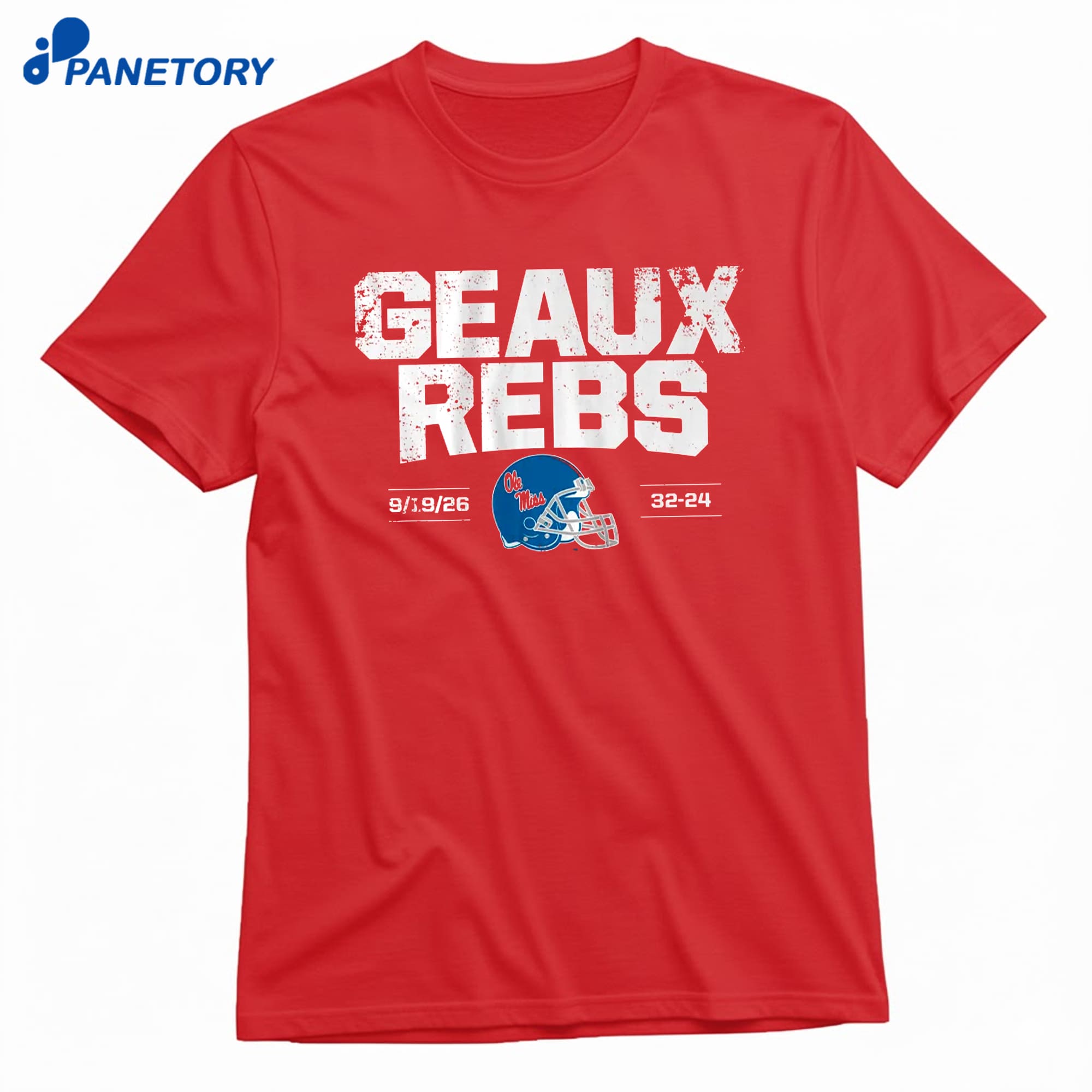 Ole Miss Football Geaux Rebs T-Shirt 10 Ole Miss Football Geaux Rebs T-Shirt 1