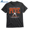 Pete Alonso 300th Home Run Bat Throw T-shirt 1