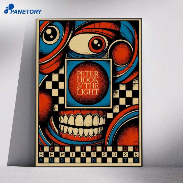 Peter Hook And The Light Austin Tx Sep 12 2026 Poster