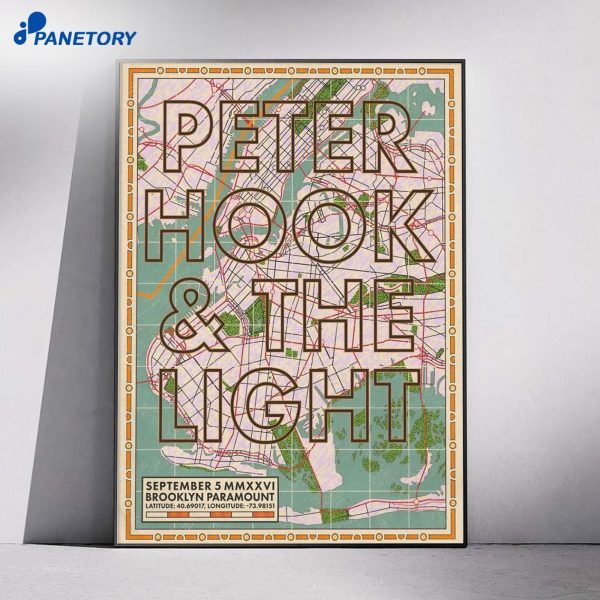 Peter Hook And The Light Brooklyn NY Tour Sep 5 2026 Poster