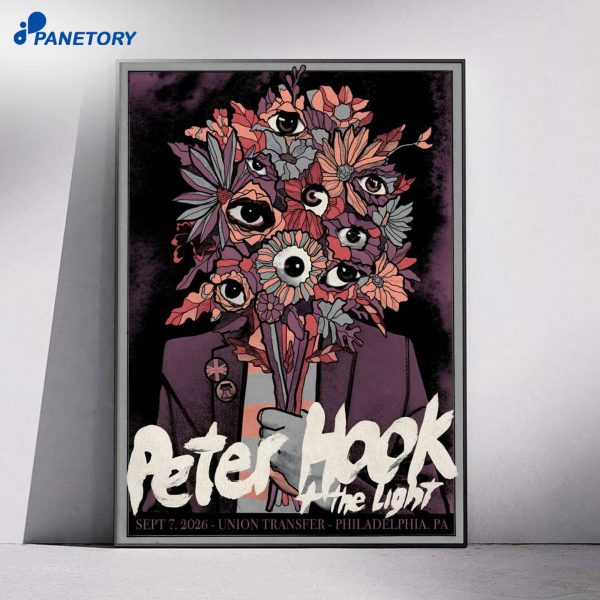 Peter Hook And The Light Philadelphia Pa Tour Sep 7 2026 Poster