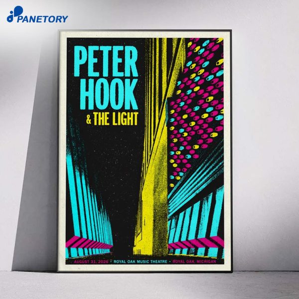 Peter Hook And The Light Royal Oak Music Theatre Royal Oak MI Aug 31 2026 Poster