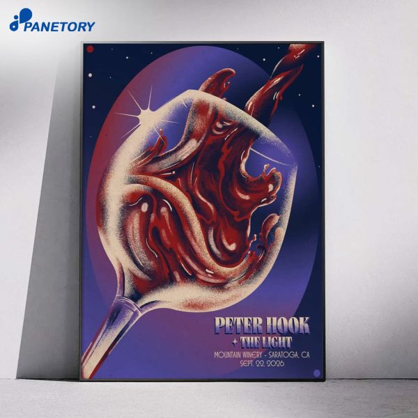 Peter Hook And The Light Saratoga CA Sep 22 2026 Poster