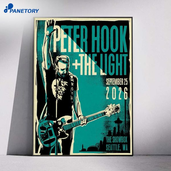 Peter Hook And The Light The Showbox Seattle WA Sep 25 2026 Poster