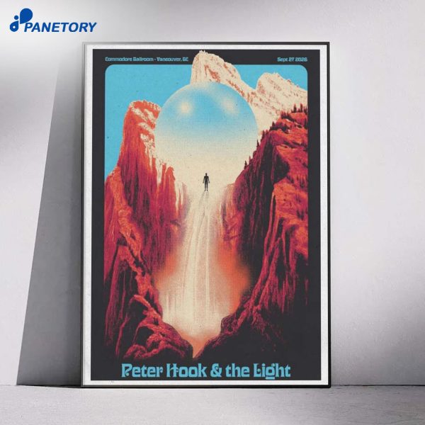 Peter Hook & The Light Vancouver BC Concert Sep 27 2026 Poster