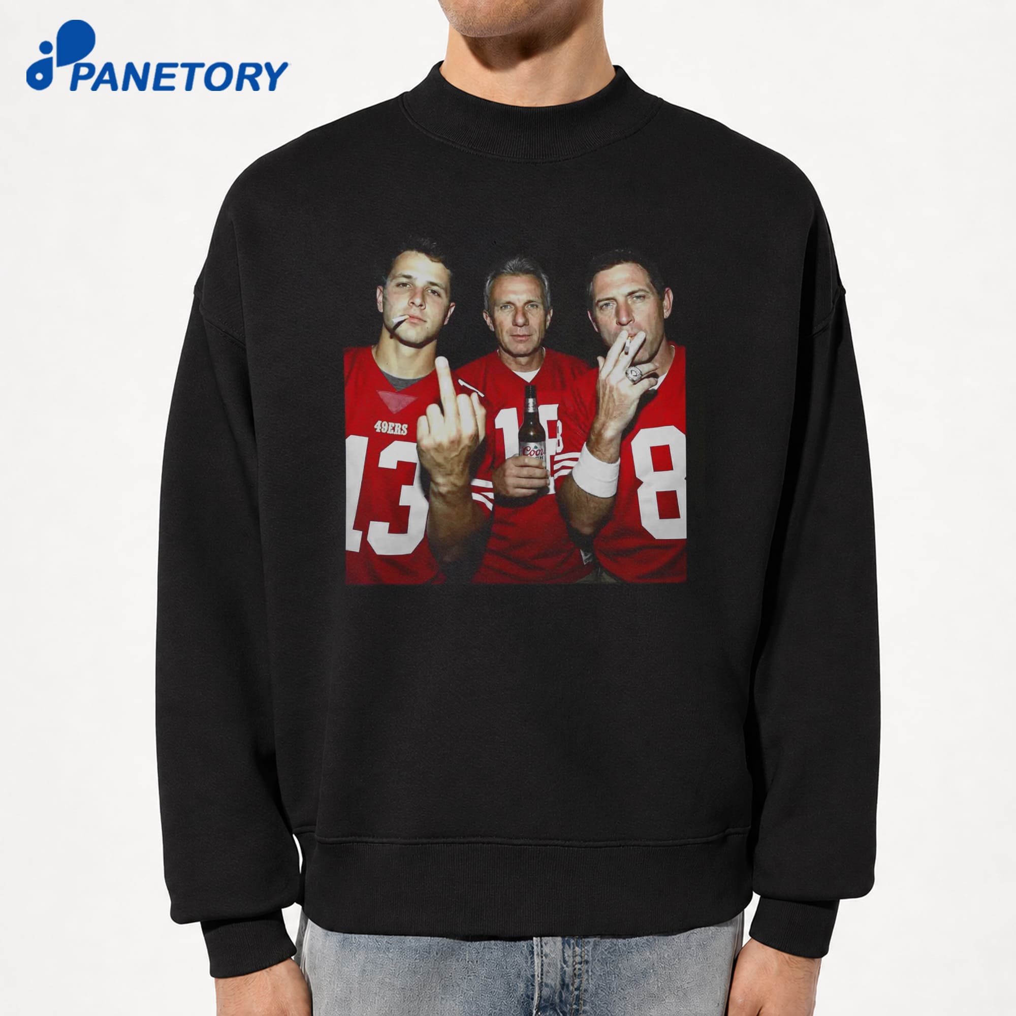 Purdy Joe Montana Steve Young Smoking T-Shirt 8 Purdy Joe Montana Steve Young Smoking T-Shirt 2