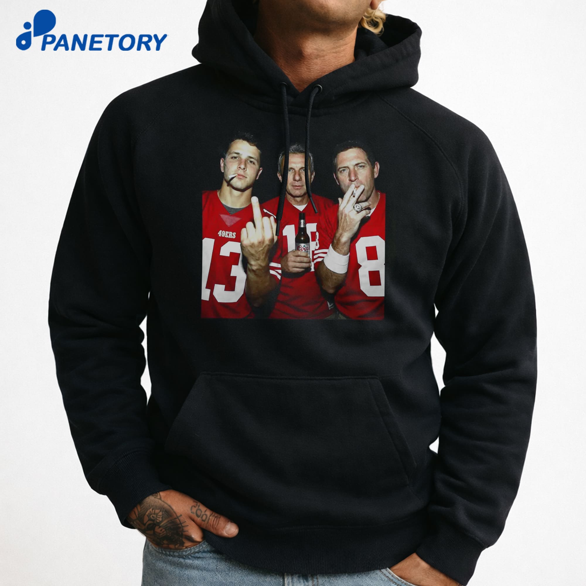 Purdy Joe Montana Steve Young Smoking T-Shirt 9 Purdy Joe Montana Steve Young Smoking T-Shirt 3