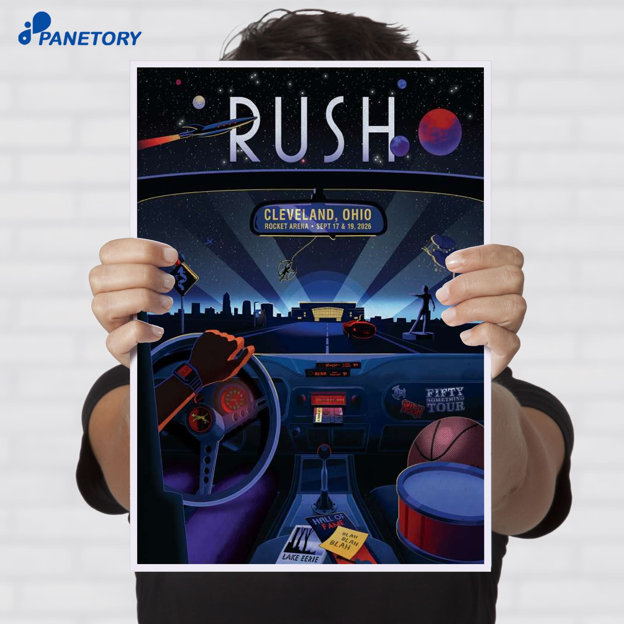 Rush Cleveland Oh Sep 17-19 2026 Poster Rush Cleveland Oh Sep 17-19 2026 Poster