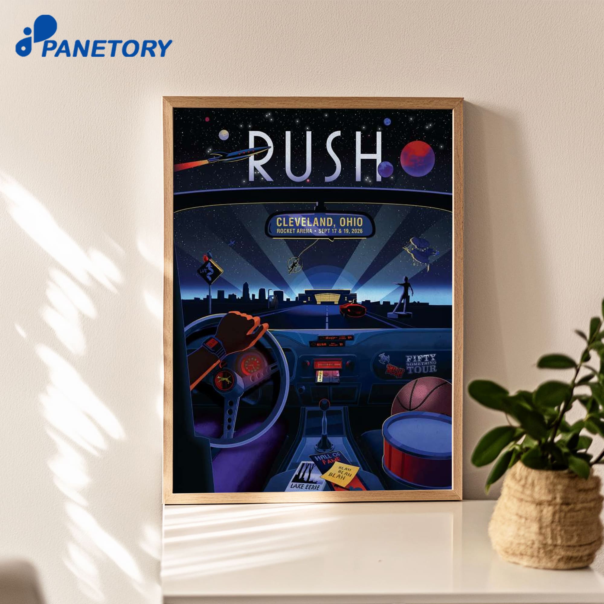 Rush Cleveland Oh Sep 17-19 2026 Poster Rush Cleveland Oh Sep 17-19 2026 Poster