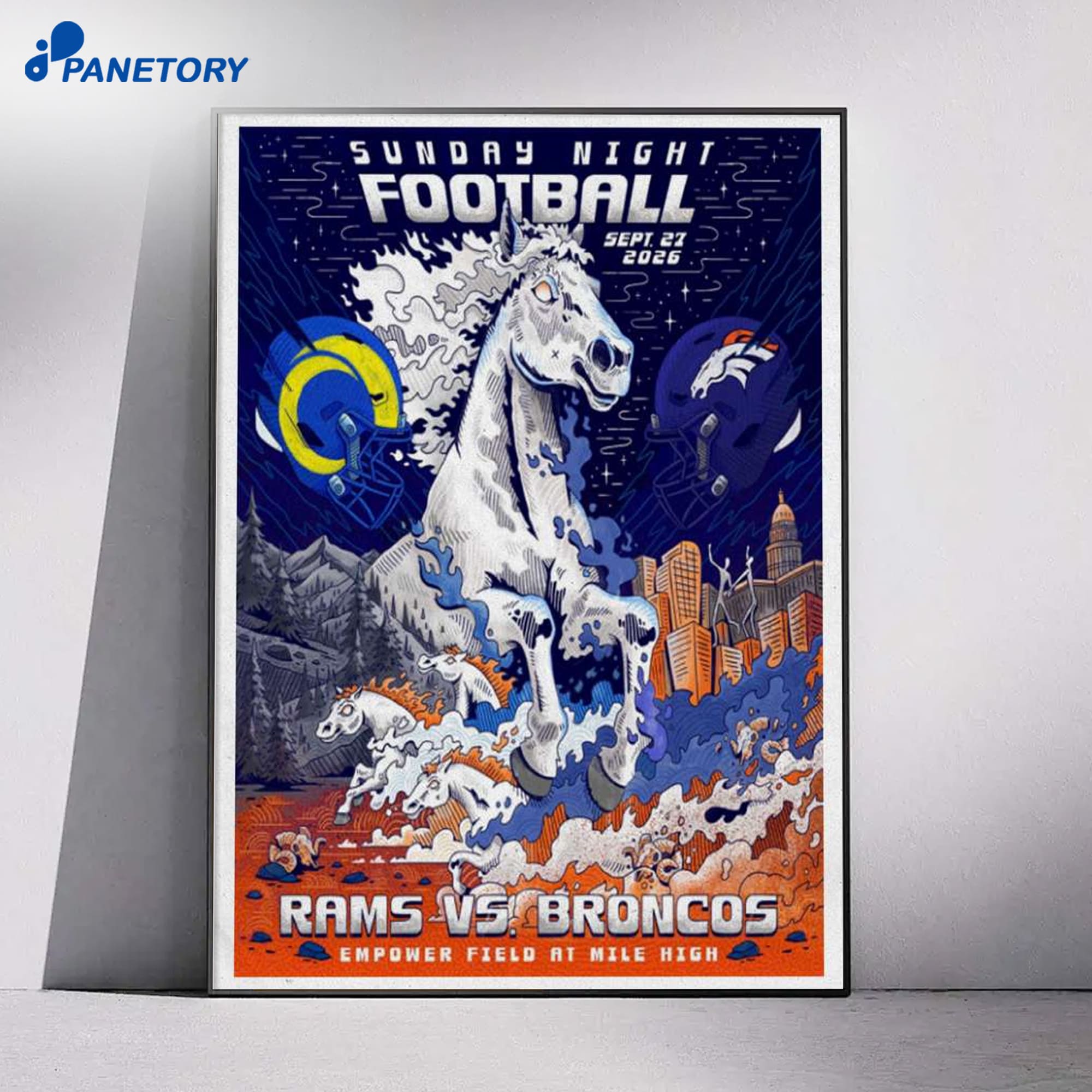 Rams Broncos Sunday Night Football Denver Sep 27 2026 Poster 6 Rams Broncos Sunday Night Football Denver Sep 27 2026 Poster 1