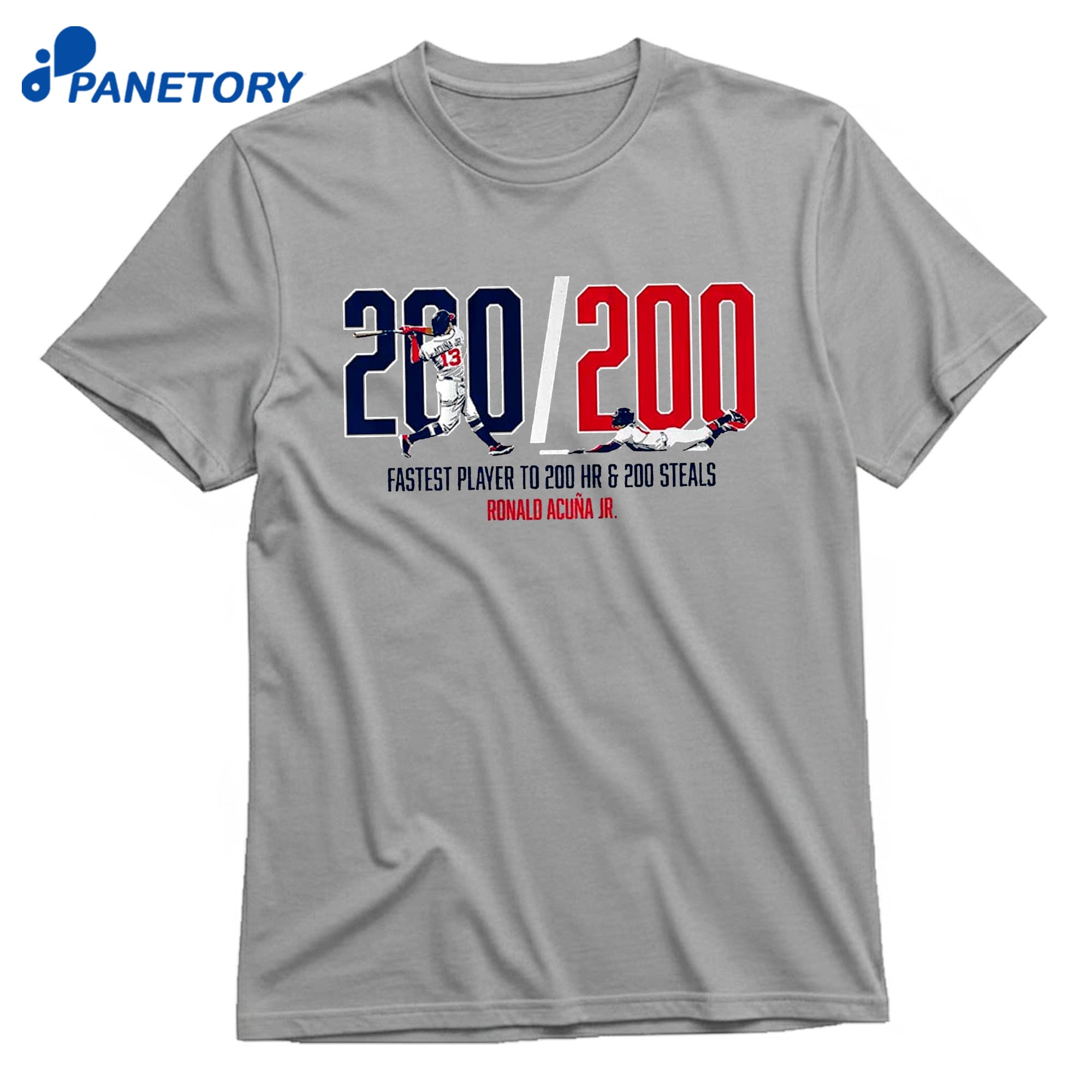 Ronald Acuña Jr 200200 Club T-Shirt 10 Ronald Acuña Jr 200200 Club T-Shirt 2
