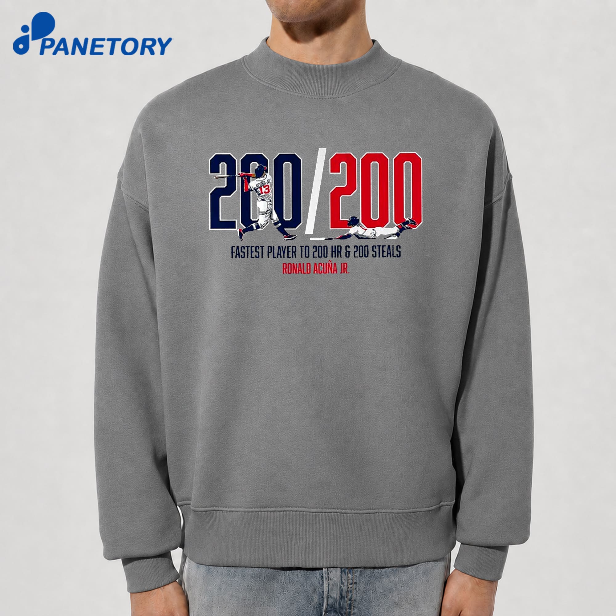 Ronald Acuña Jr 200200 Club T-Shirt 8 Ronald Acuña Jr 200200 Club T-Shirt 3