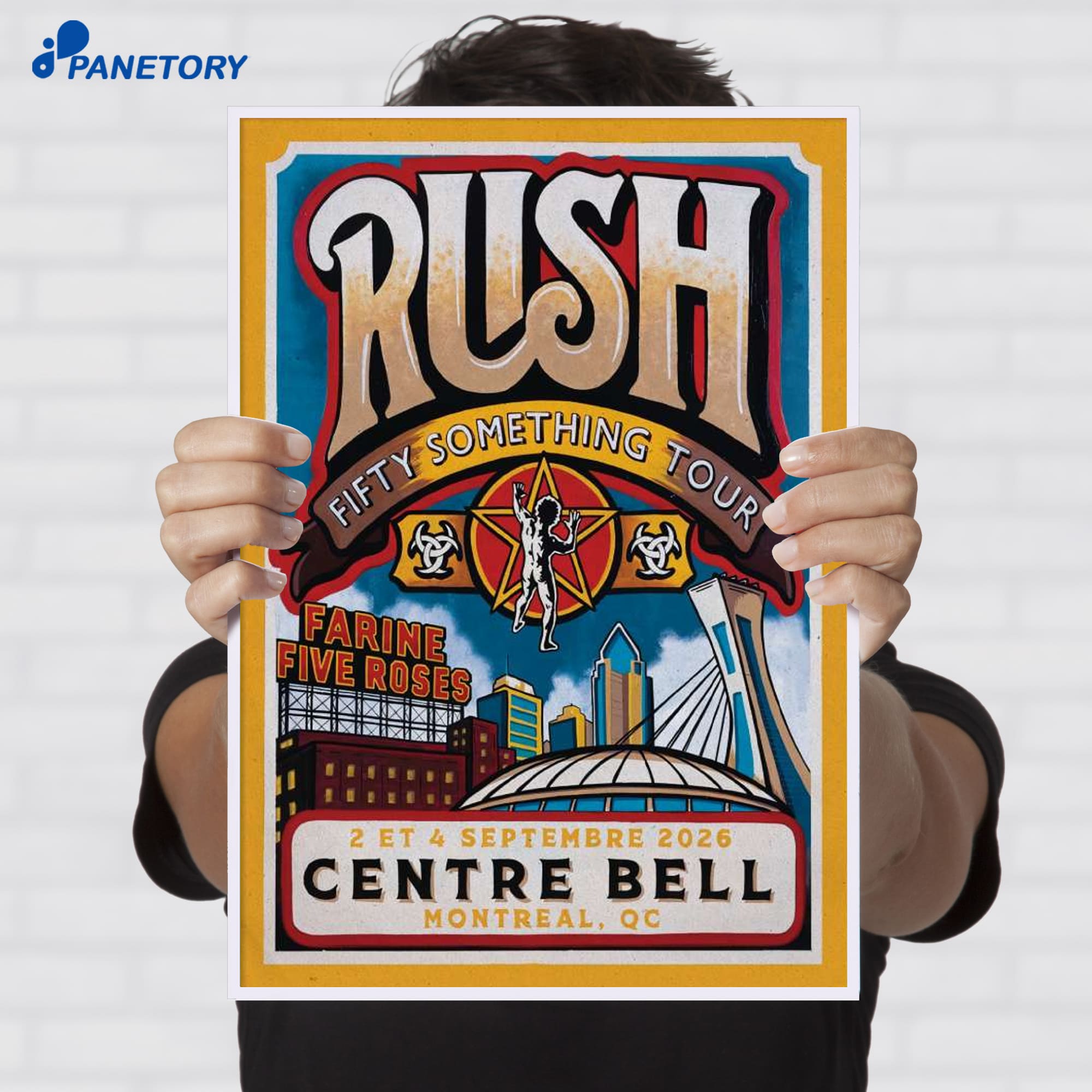 Rush Centre Bell Montreal Qc Sep 2-4 2026 Poster Rush Centre Bell Montreal Qc Sep 2-4 2026 Poster