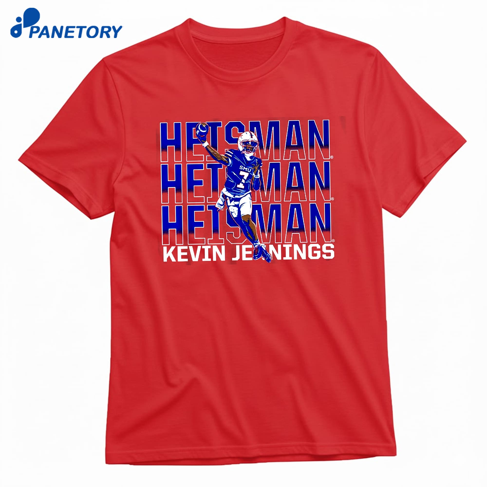 Smu Football Kevin Jennings Heisman Hopeful Name Pose T-Shirt 10 Smu Football Kevin Jennings Heisman Hopeful Name Pose T-Shirt 1