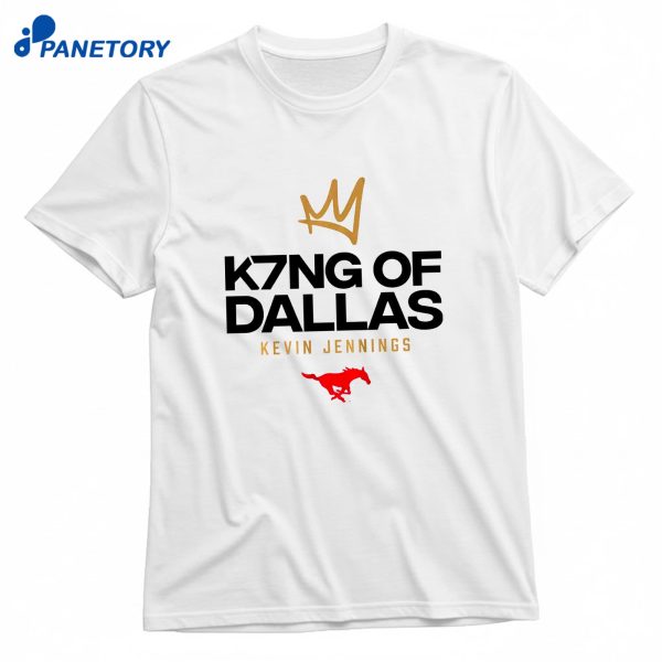 Smu Football Kevin Jennings K7Ng Of Dallas T-Shirt