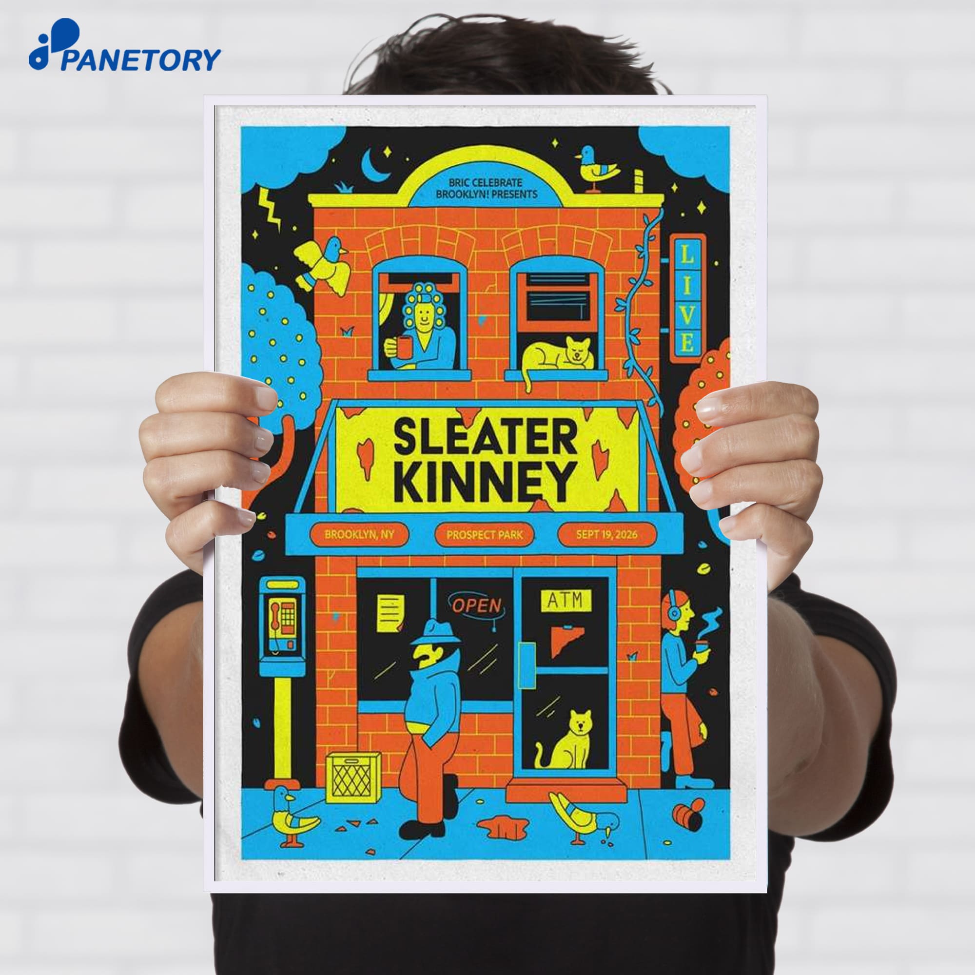 Sleater Kinney Brooklyn New York Concert Sep 19 2026 Poster Sleater Kinney Brooklyn New York Concert Sep 19 2026 Poster