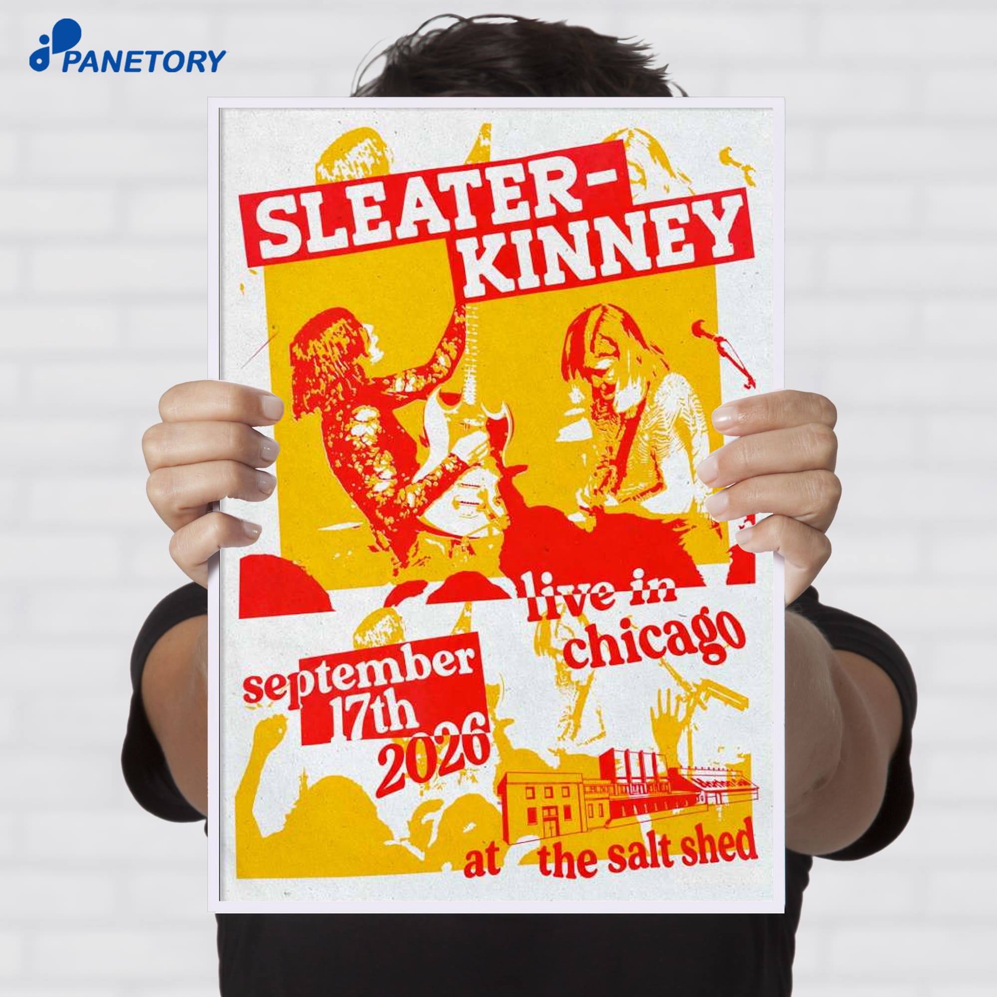 Sleater Kinney The Salt Shed Chicago Il Sep 17 2026 Poster Sleater Kinney The Salt Shed Chicago Il Sep 17 2026 Poster