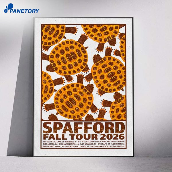 Spafford Fall Tour 2026 Poster