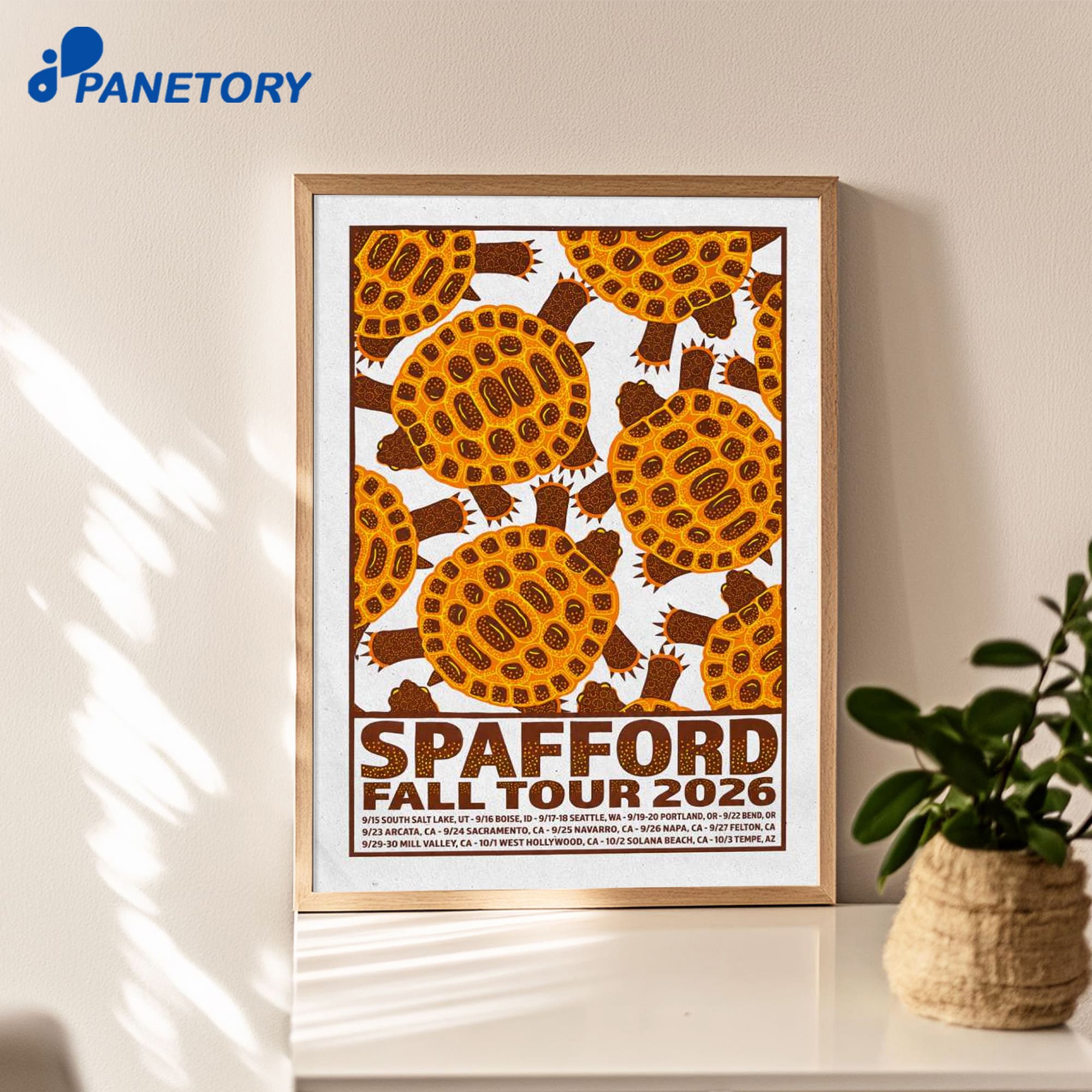 Spafford Fall Tour 2026 Poster Spafford Fall Tour 2026 Poster