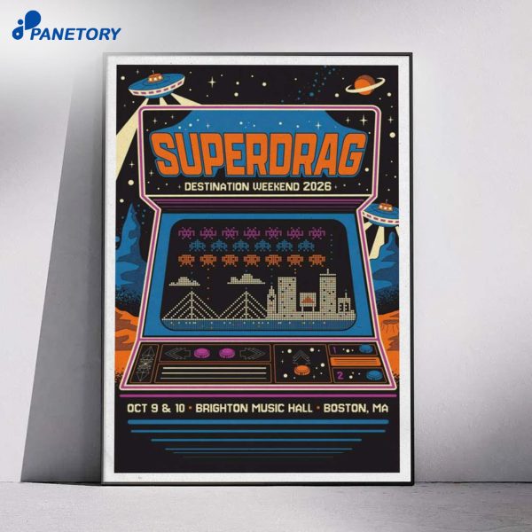 Superdrag Boston Massachusetts Oct 9 10 2026 Poster
