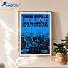 Tame Impala The Deadbeat Tour Houston Tx 2026 Poster 3 Tame Impala The Deadbeat Tour Houston Tx 2026 Poster 3