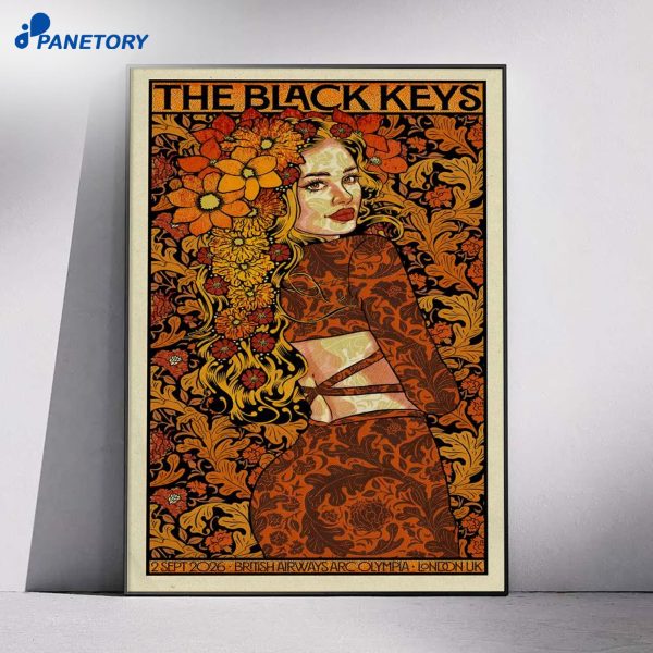 The Black Keys London Tour Sep 2 2026 Poster