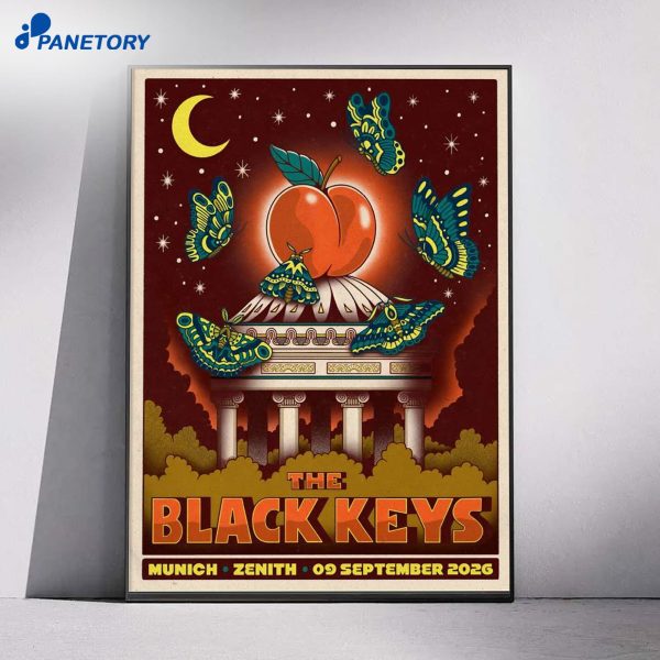 The Black Keys Munich Germany Sep 9 2026 Tour Poster