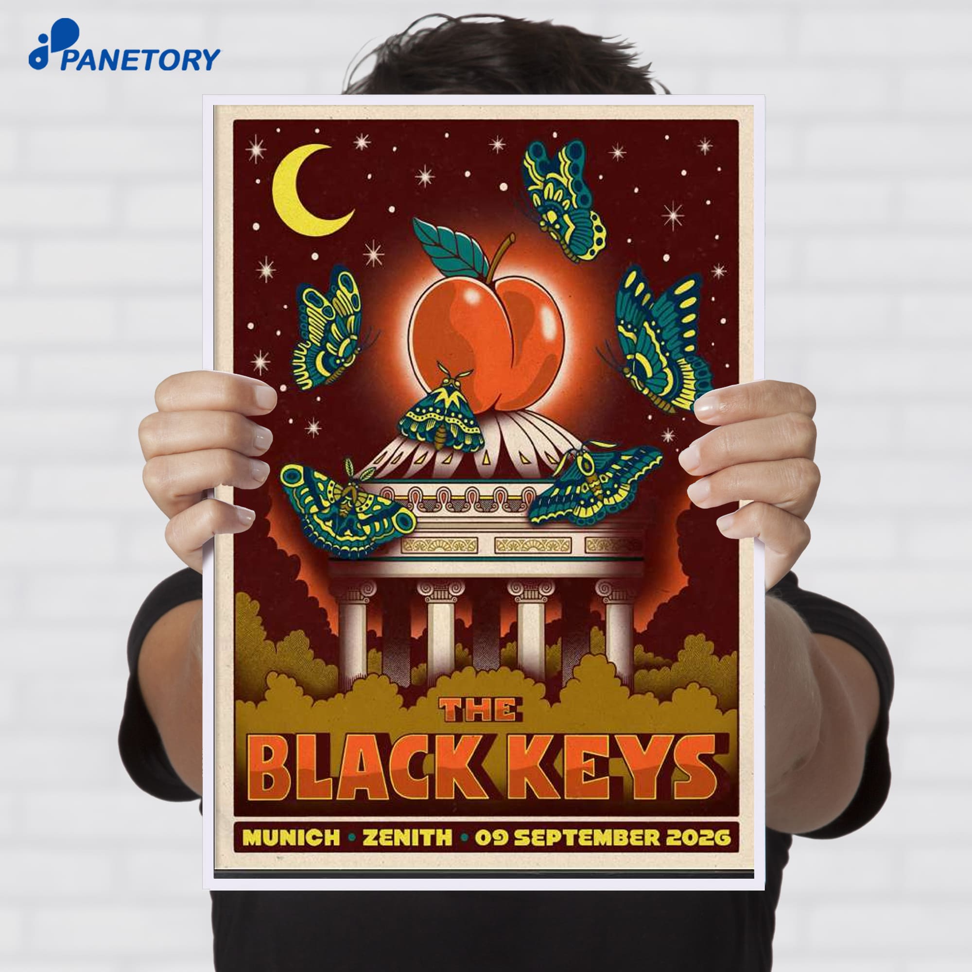 The Black Keys Munich Germany Sep 9 2026 Tour Poster The Black Keys Munich Germany Sep 9 2026 Tour Poster