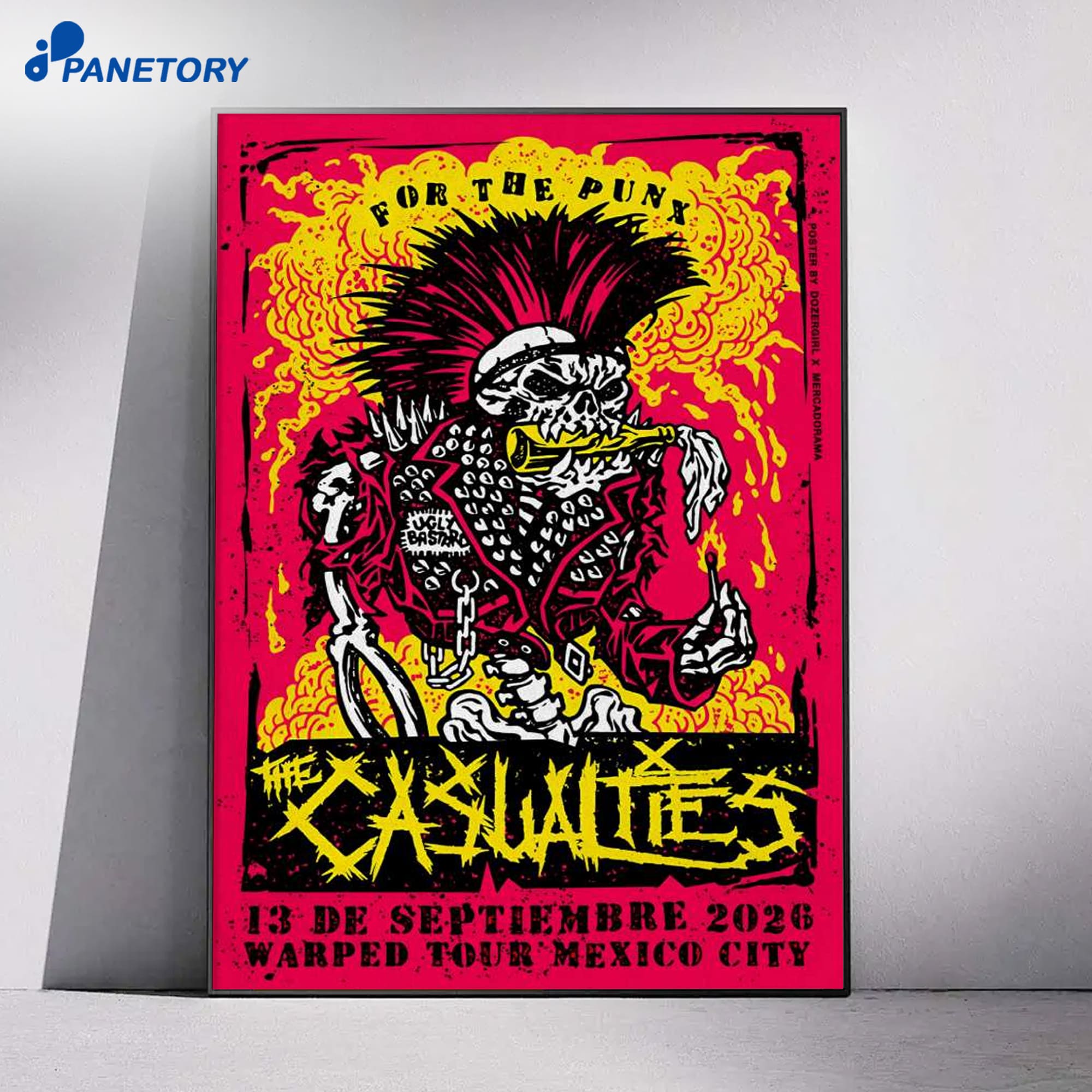 The Casualties Granjas México Mx Sep 13 2026 Poster 6 The Casualties Granjas México Mx Sep 13 2026 Poster 1