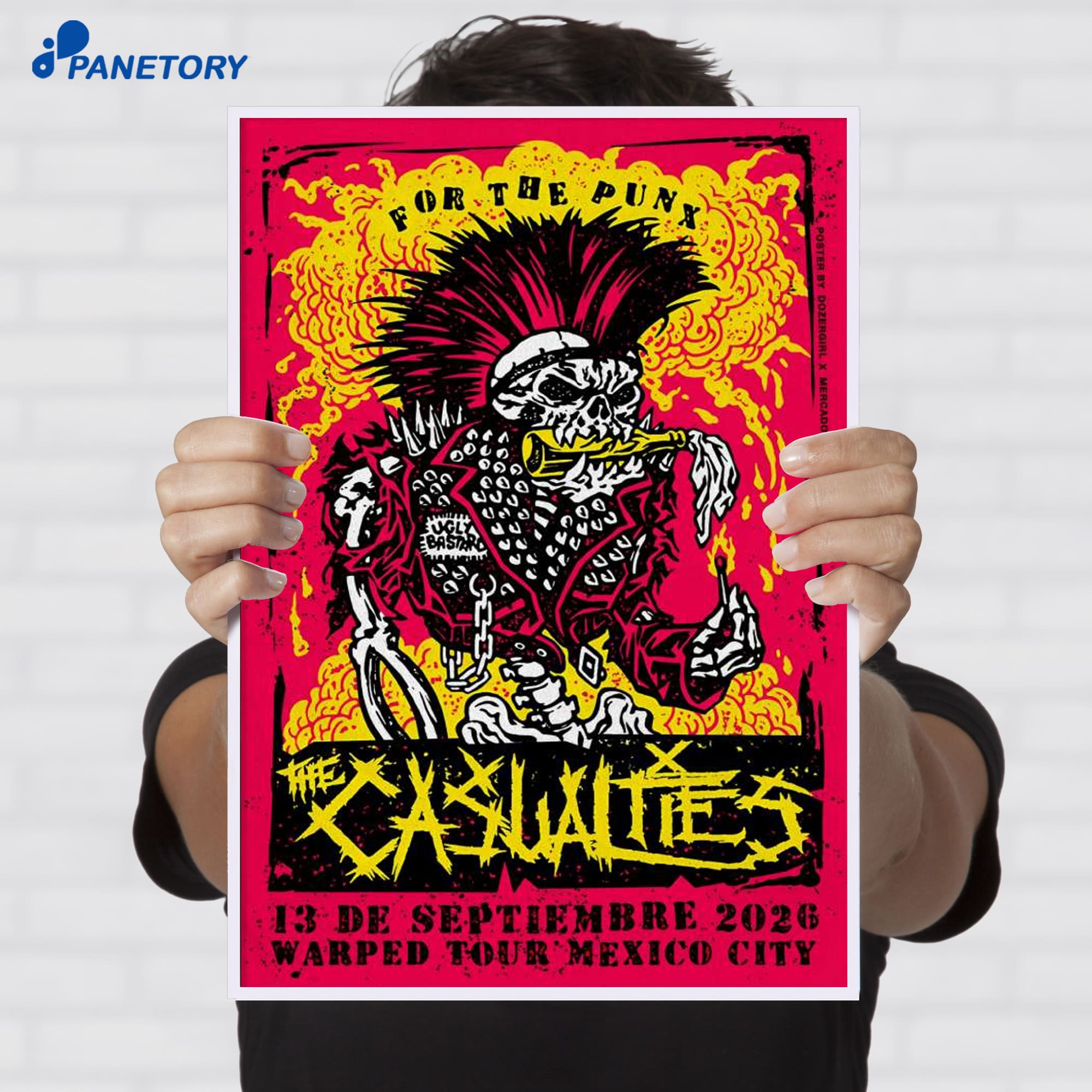 The Casualties Granjas México Mx Sep 13 2026 Poster The Casualties Granjas México Mx Sep 13 2026 Poster