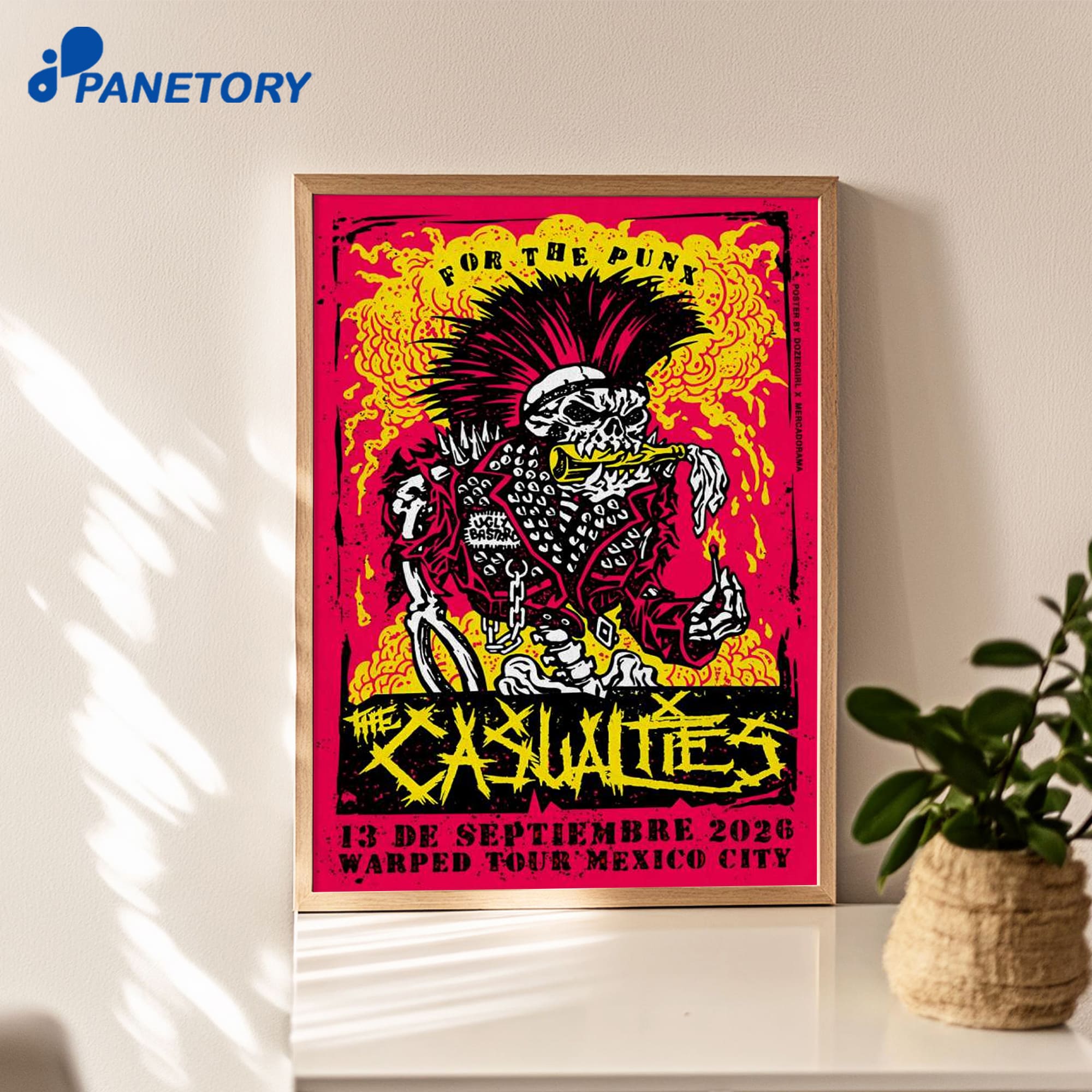 The Casualties Granjas México Mx Sep 13 2026 Poster The Casualties Granjas México Mx Sep 13 2026 Poster