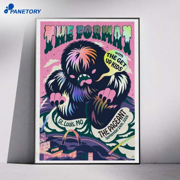 The Format The Get Up Kids St Louis Show Sep 24 2026 Poster