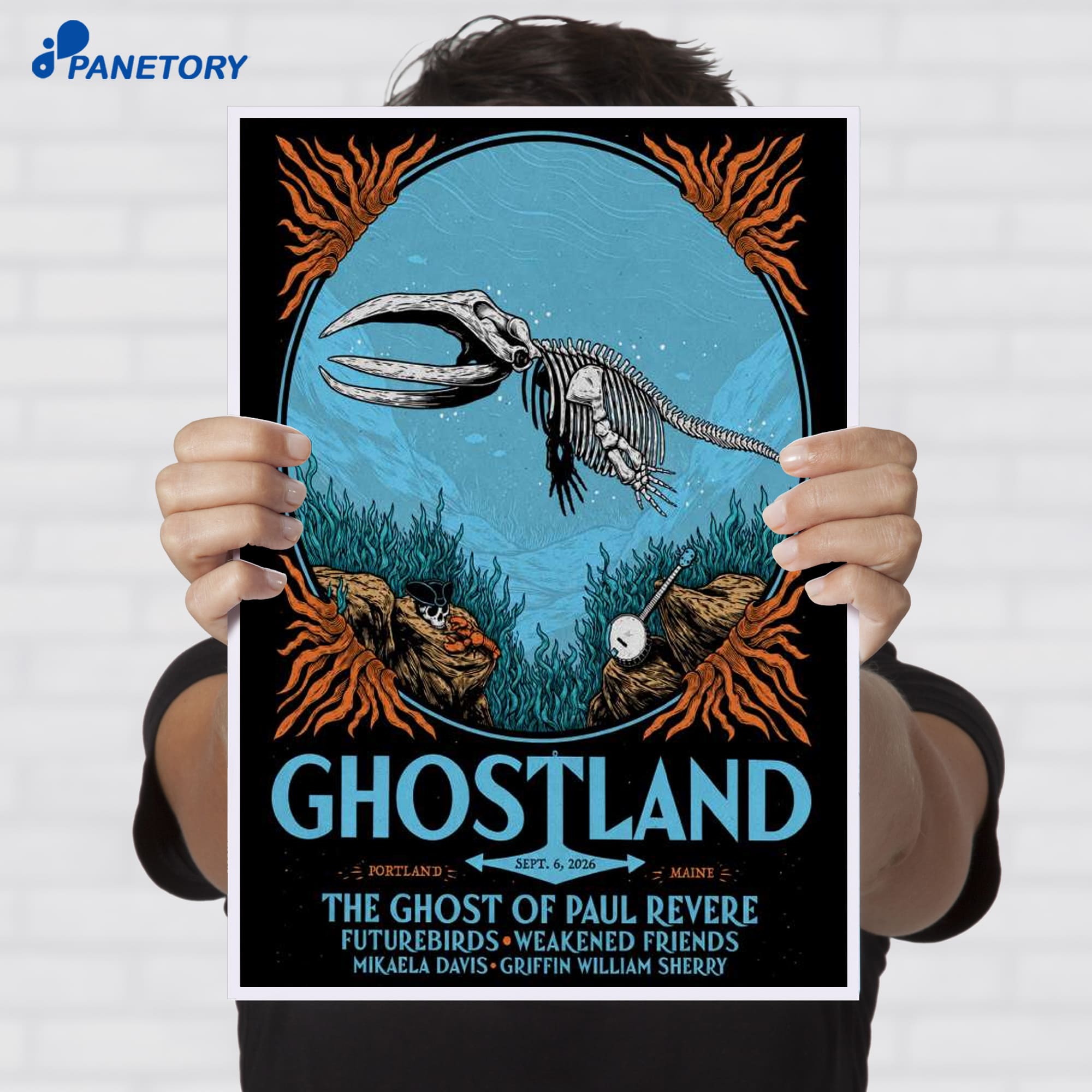 The Ghost Of Paul Revere Thompson'S Point Portland Maine Sep 6 2026 Poster The Ghost Of Paul Revere Thompson'S Point Portland Maine Sep 6 2026 Poster