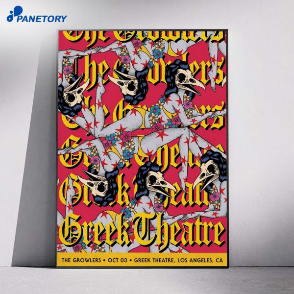 The Growlers Los Angeles Tour Oct 3 2026 Poster
