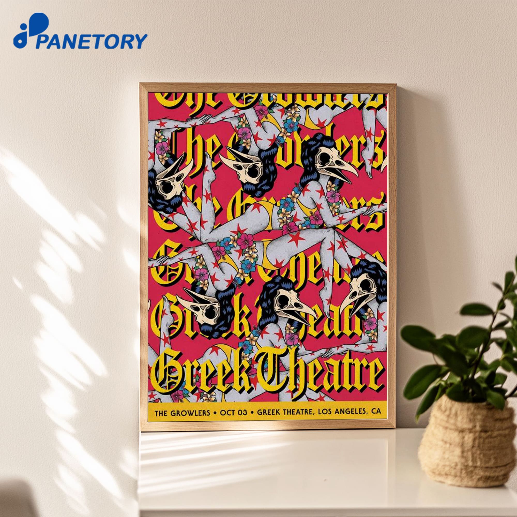 The Growlers Los Angeles Tour Oct 3 2026 Poster The Growlers Los Angeles Tour Oct 3 2026 Poster