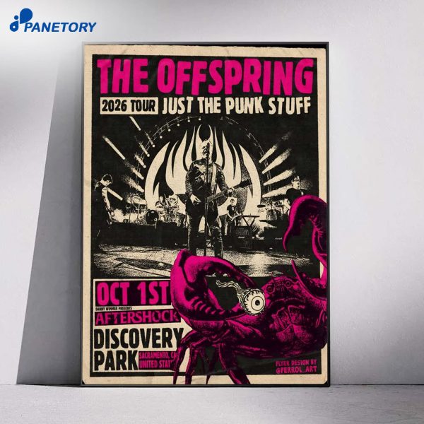 The Offspring Aftershock Festival Oct 1 2026 Poster