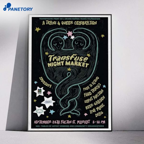 Transfuse Night Market Grand Rapids MI Celebration Sep 26 2026 Poster