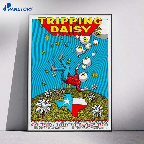 Tripping Daisy Fall Tour Texas 2026 Poster
