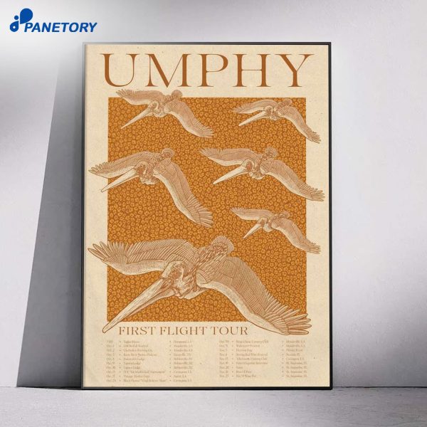 Umphy First Flight Tour 2026 Poster