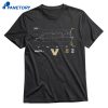 Vanderbilt Football Miracle Win Probability Chart T-shirt 1