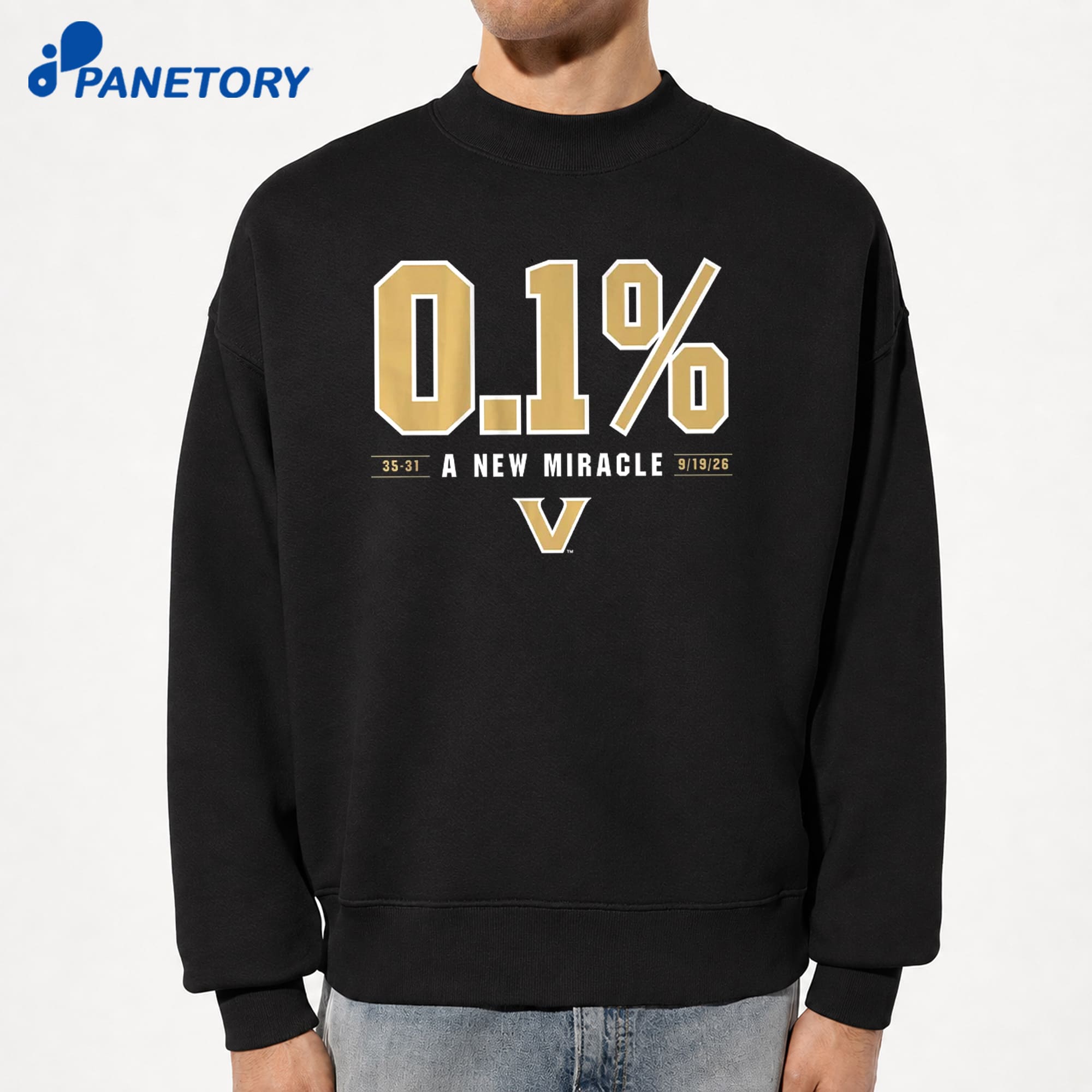 Vanderbilt Football The 0.1 Chance Miracle T-Shirt 8 Vanderbilt Football The 0.1 Chance Miracle T-Shirt 2